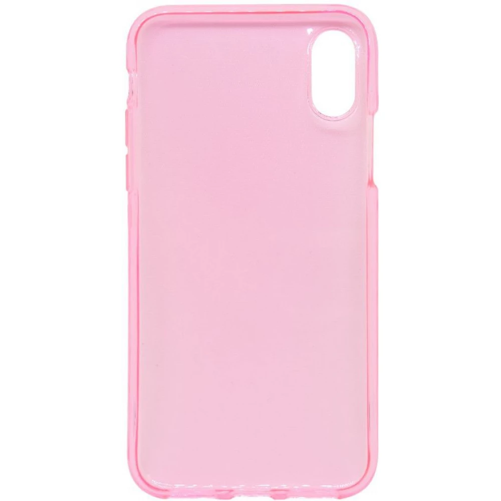 CELLECT Vékony szilikon hátlap iPhone X rózsaszín