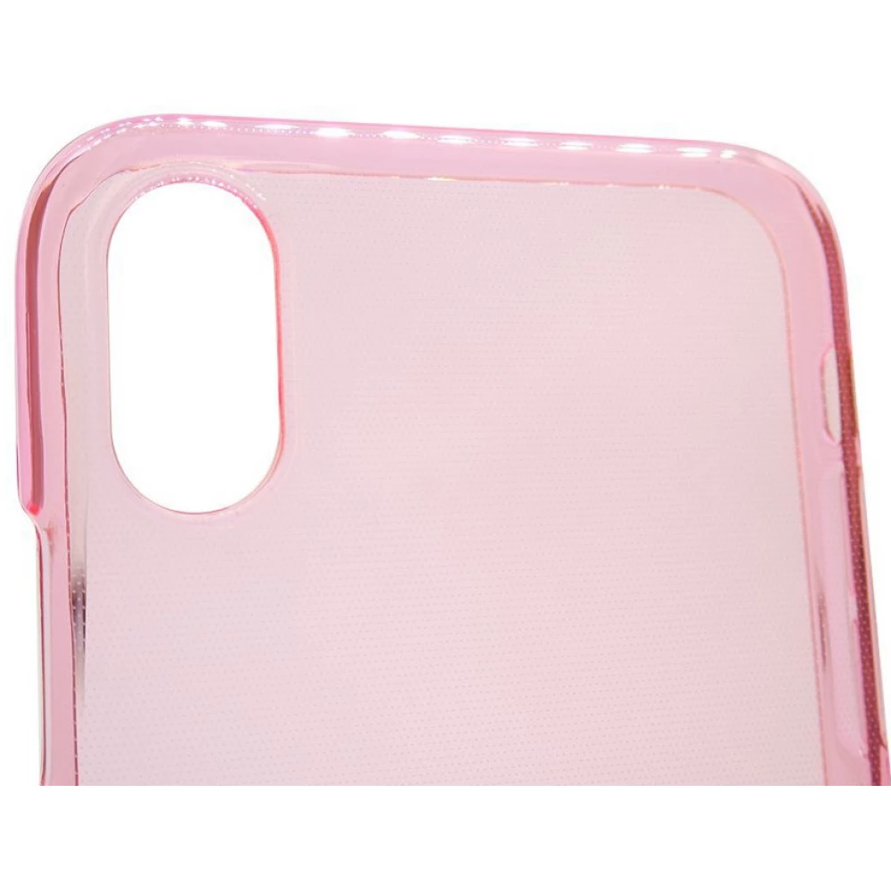 CELLECT Vékony szilikon hátlap iPhone X rózsaszín