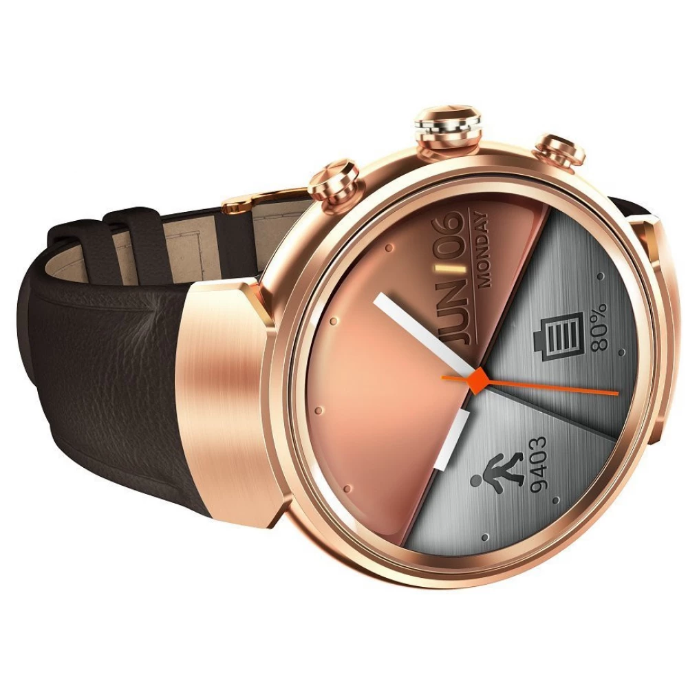 ASUS ZenWatch 3 Skin pink brown iPon hardware and software