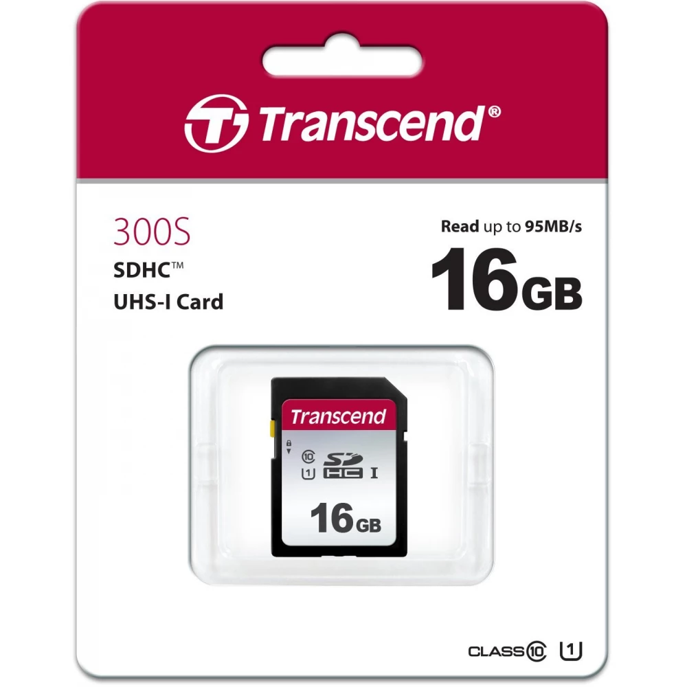 TRANSCEND 300S 16GB SDHC 45 MB/s TS16GSDC300S
