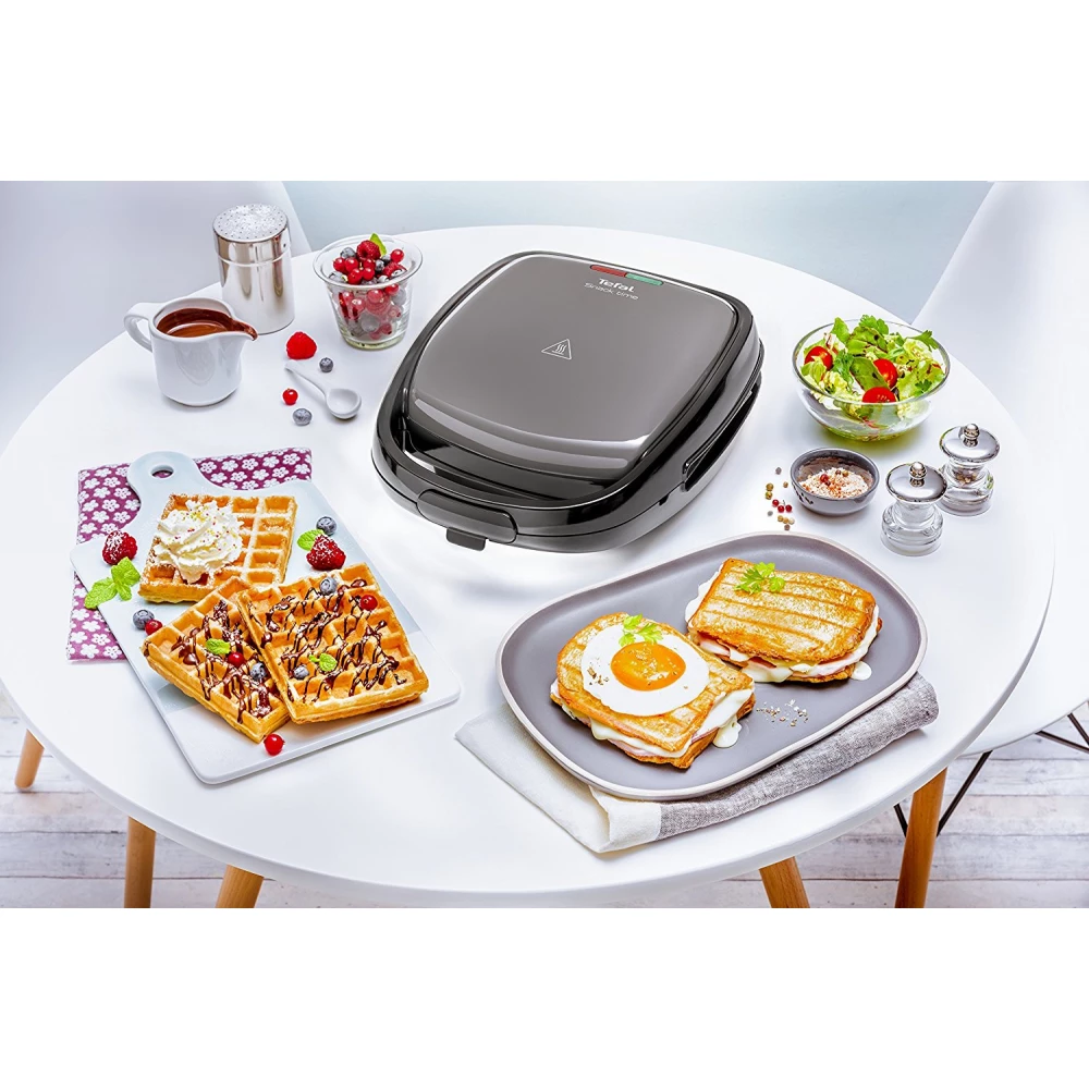 Controversieel Met name Toestand TEFAL SW 341 B 2PL SW341B Sandwich oven more function grey / black (Basic  guarantee) - iPon - hardware and software news, reviews, webshop, forum