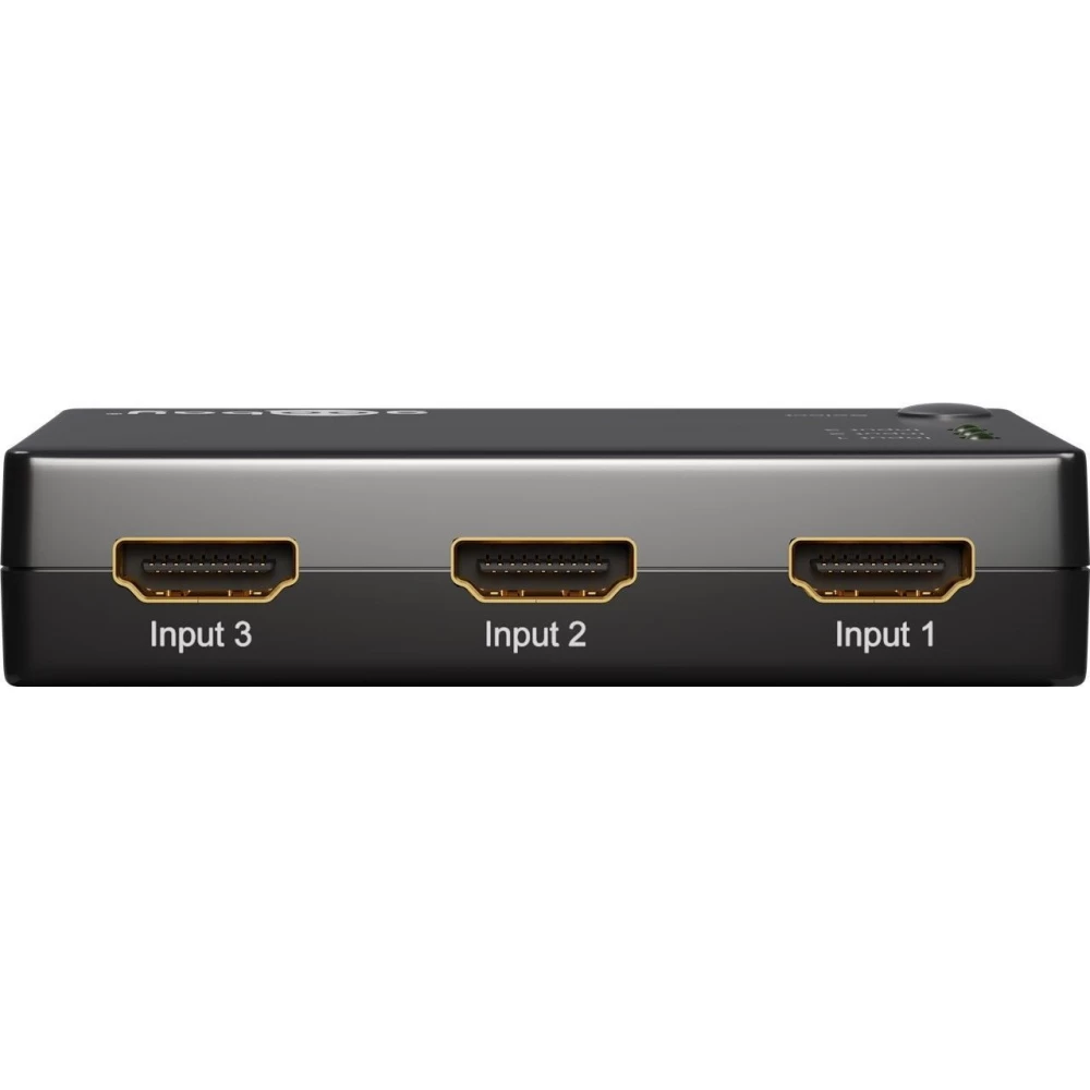 GOOBAY HDMI Switch Black 8cm 58981 - iPon - hardware software news, reviews, webshop, forum