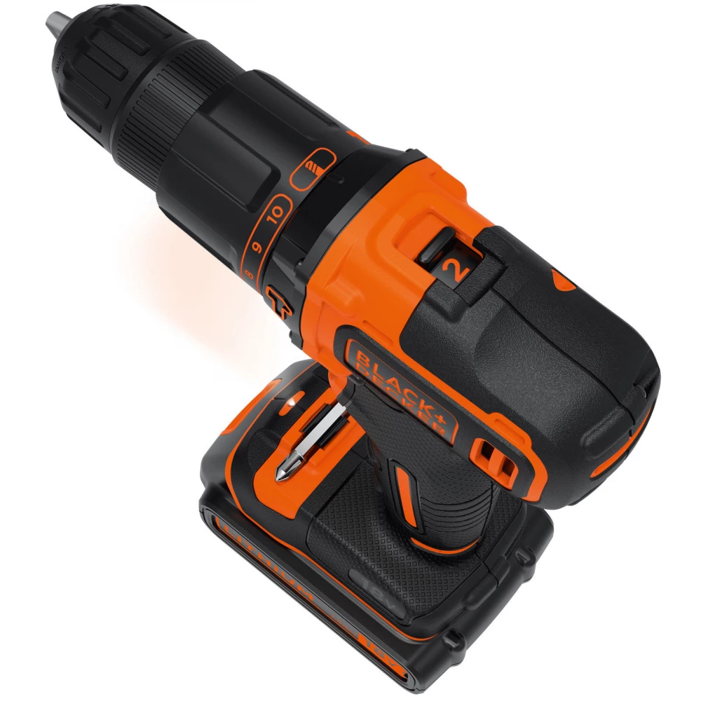 BLACK AND DECKER BDCHD18K 2 speed hammer drill 18V iPoncomp