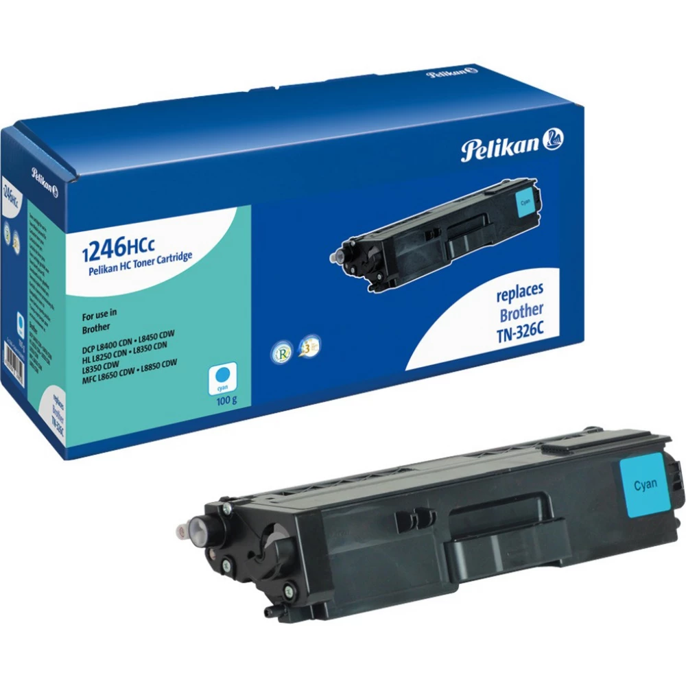 BROTHER TN-326C (Pelikan) (aftermarket) BROTHER TN-326C (Pelikan) (aftermarket)