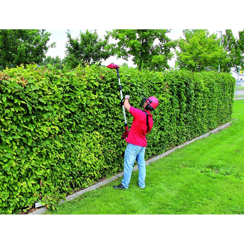 Einhell telescopic hedge trimmer top