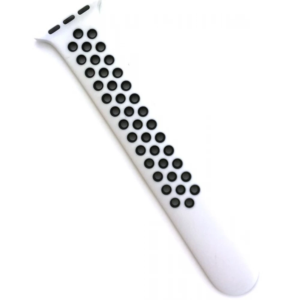 CELLECT Apple watch silicone watch strap 38mm white-black