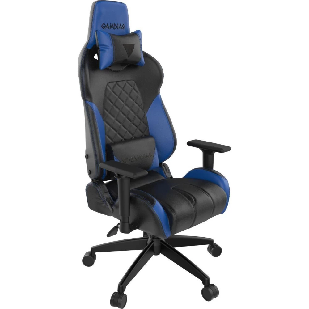 GAMDIAS Achilles E1 L BB Gaming Chair black blue iPon hardware