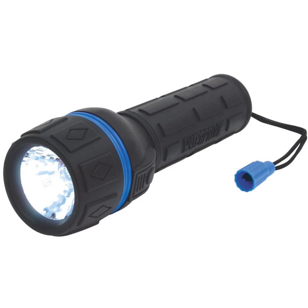 SOMOGYI ELECTRONIC PLR 02 Flashlight waterproof rubberized