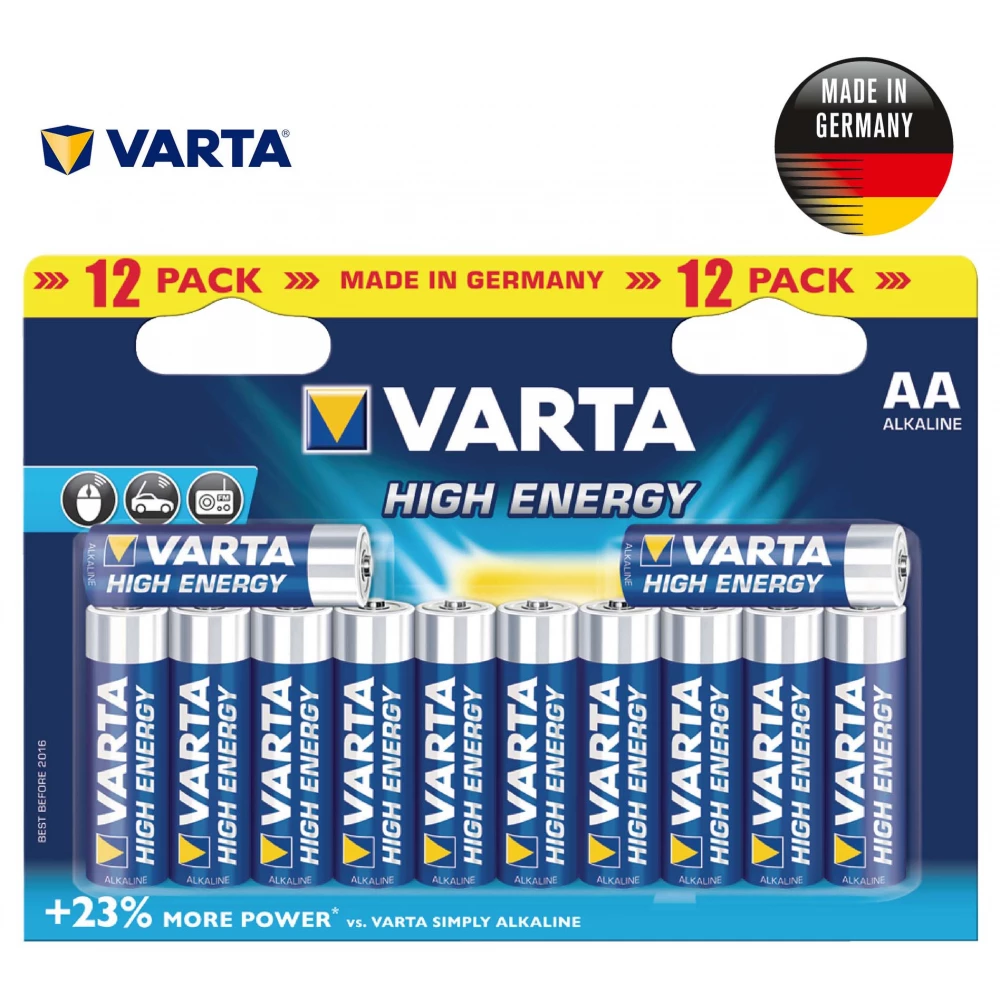 VARTA High Energy olovka element (AA) 12kom