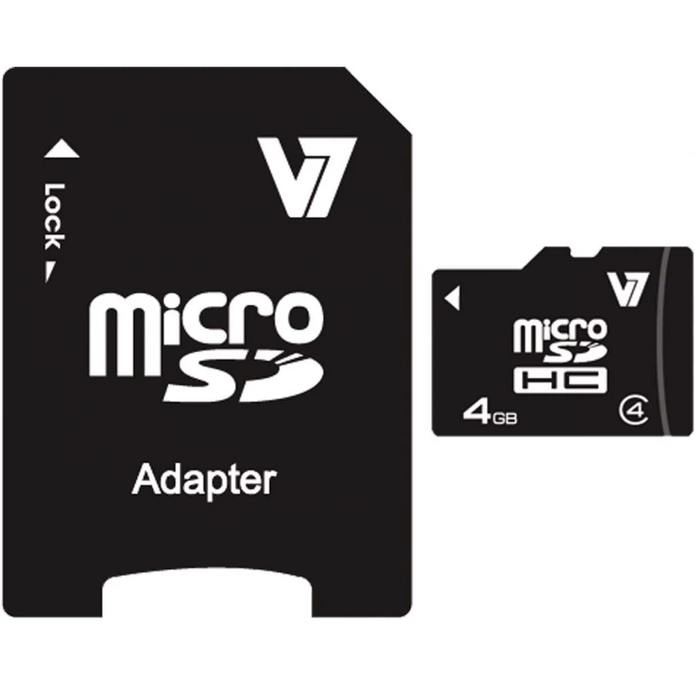 V7 Standard 4GB SDHC 4 MB/s VAMSDH4GCL4R-1E V7 Standard 4GB SDHC 4 MB/s VAMSDH4GCL4R-1E