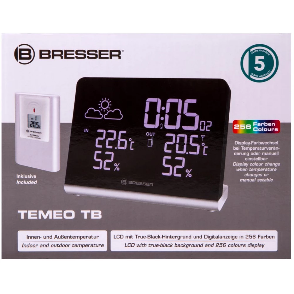 BRESSER 73273 Temeo TB RC időjárás állomás