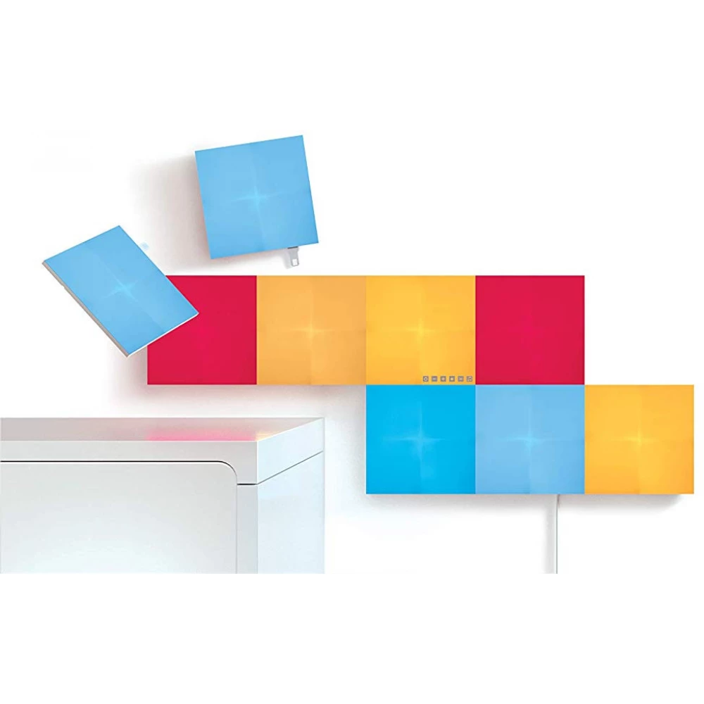 Nanoleaf - Canvas Smarter Kit - 9 Light Squares - Multicolor