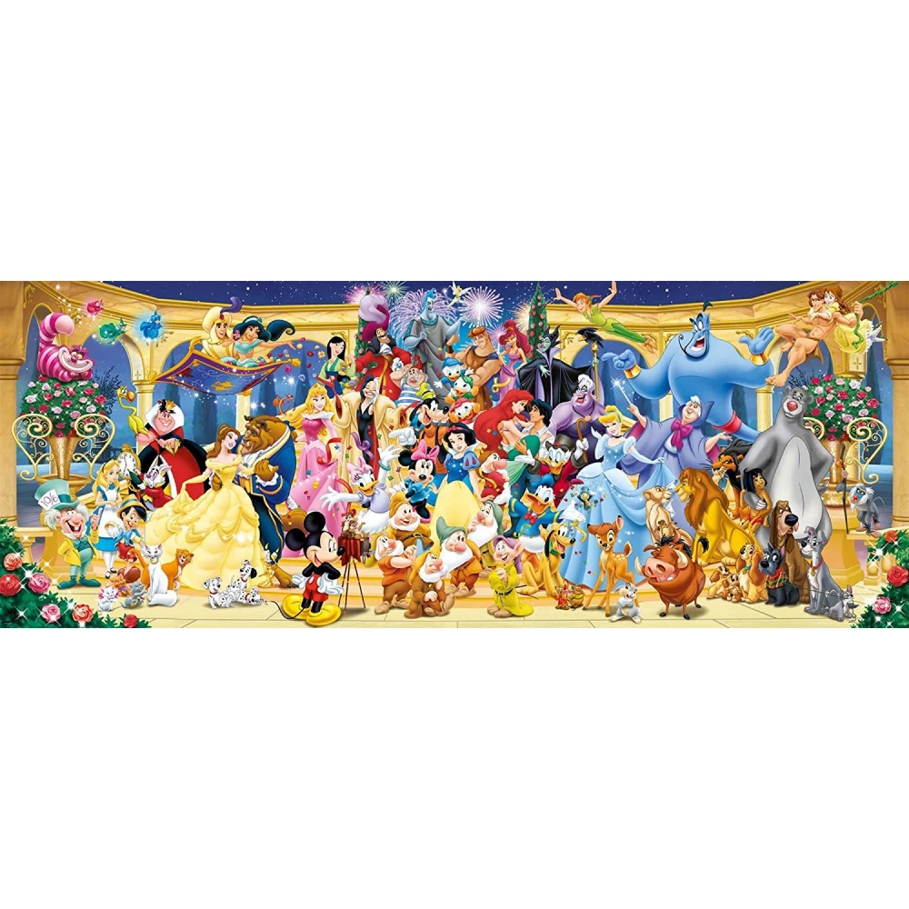 RAVENSBURGER Puzzle Spiel 1000 klumpig Disney karakterek Gruppenfoto