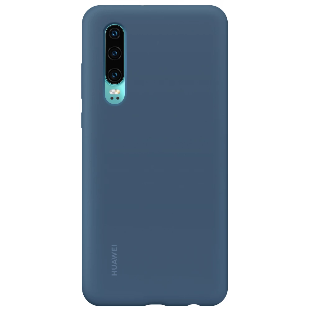 HUAWEI Protective Silicon Case Huawei P30 albastru