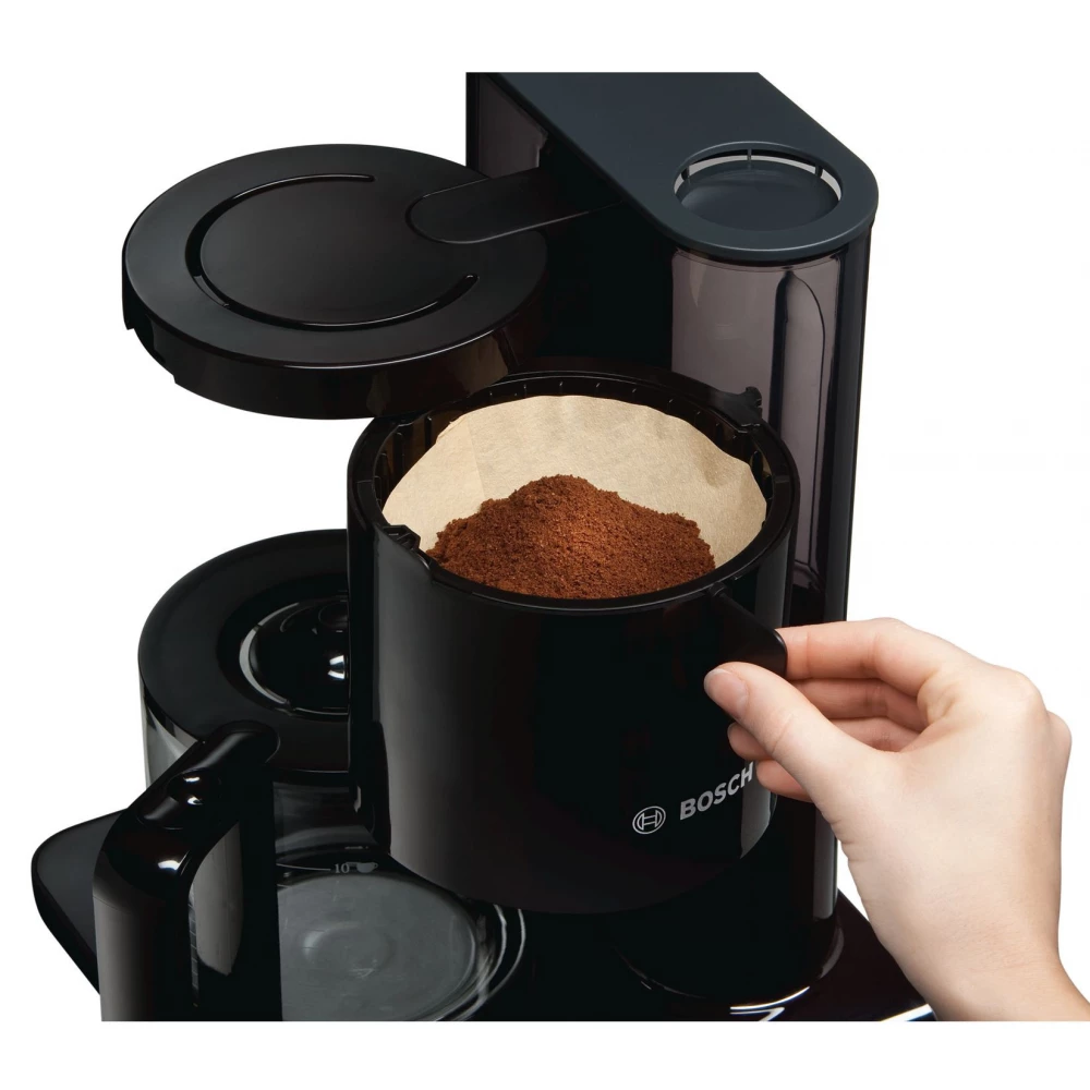BOSCH TKA8013 Styline Kaffeemaschine 1100 W schwarz (Basic Garantie)