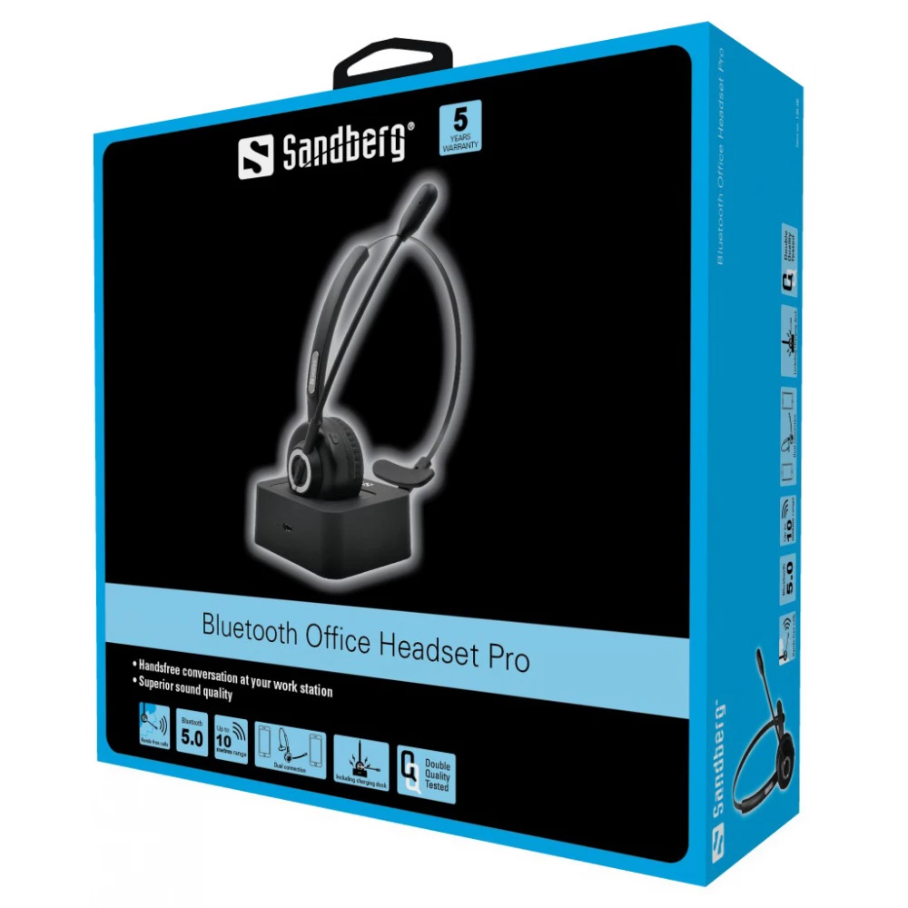 SANDBERG 126-06 Bluetooth Office Headset Pro crno
