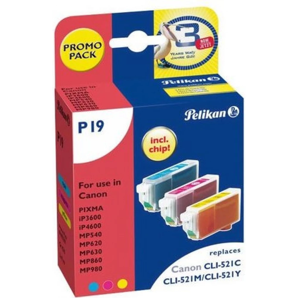 CANON CLI-521 Multi (Pelikan) (aftermarket) CANON CLI-521 Multi (Pelikan) (aftermarket)