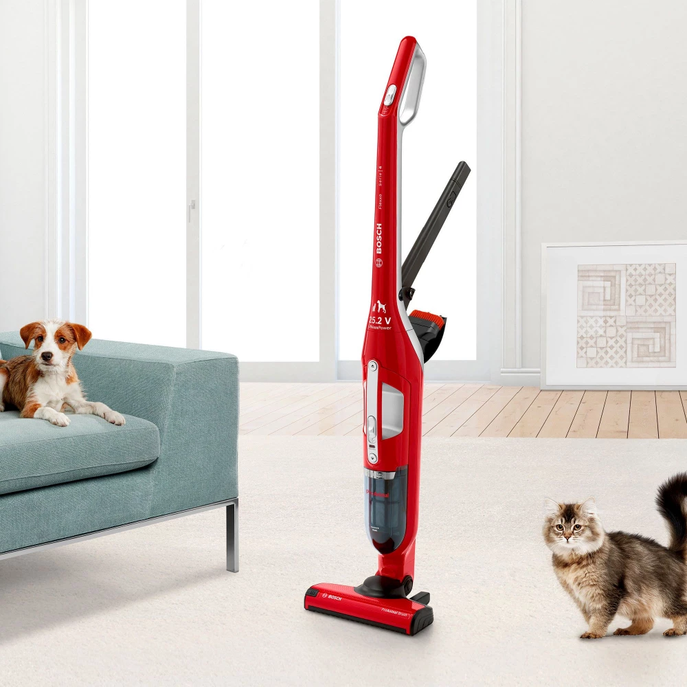 BOSCH BBH3ZOO25 Cable without manual vacuum cleaner Tornado red