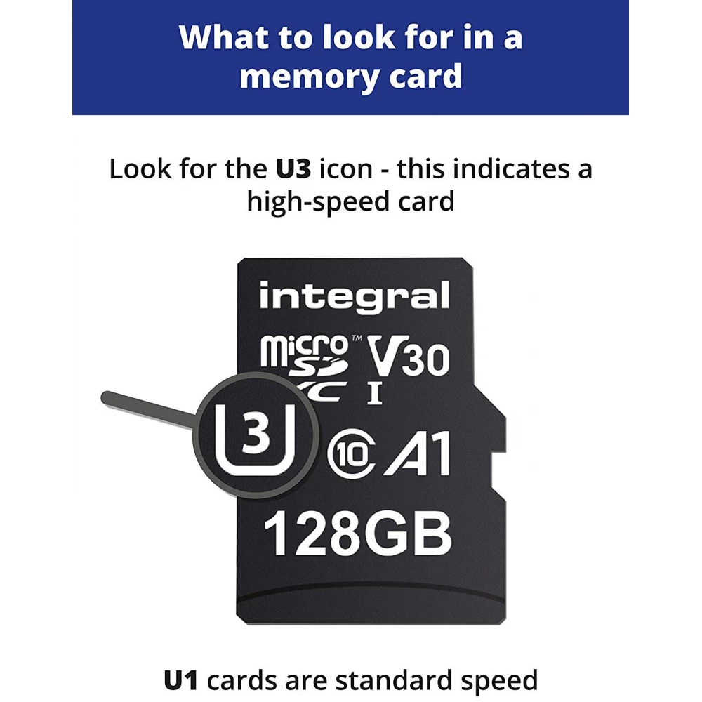 INTEGRALMEMORY Ultima Pro 128GB MicroSDXC 90 MB/s INMSDX128G-100/90V30