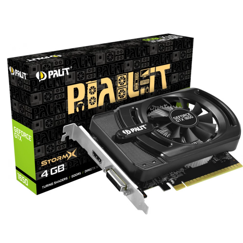PALIT NE51650006G1 1170F GeForce GTX 1650 4GB GDDR5 StormX PCIE iPoncomp