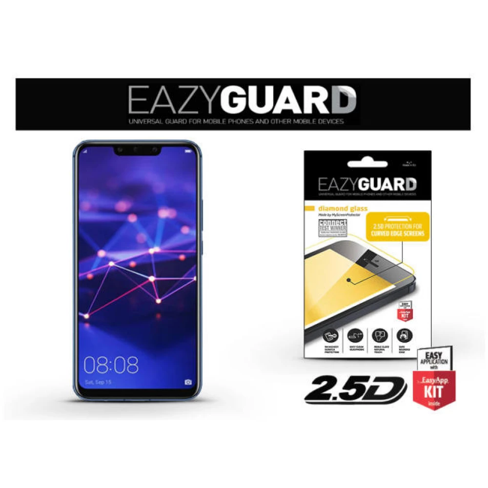 levering aan huis snel tofu EazyGuard LA-1396 2.5D glass screen protector foil Huawei Mate 20 Lite/P  Smart Plus black - iPon - hardware and software news, reviews, webshop,  forum