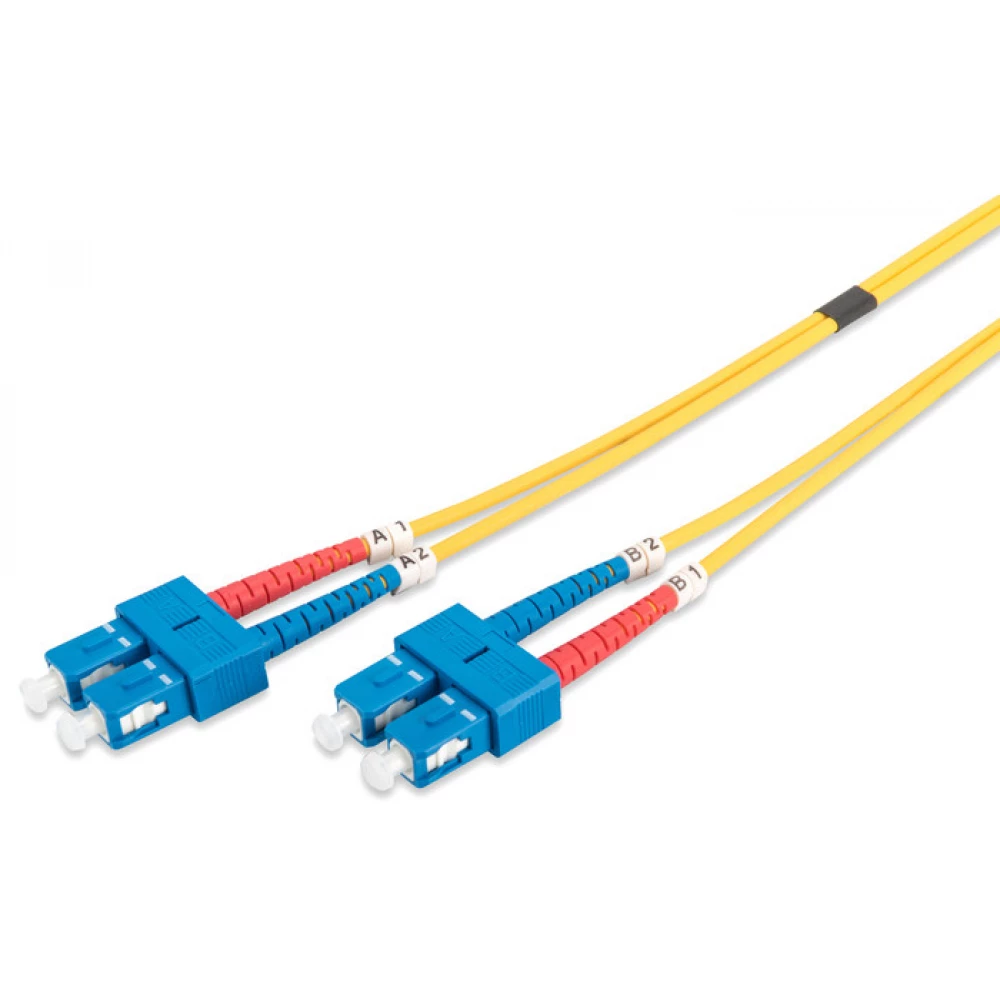 DIGITUS Fiber Optic SC Connector Yellow 10m DK-2922-10 DIGITUS Fiber Optic SC Connector Yellow 10m DK-2922-10