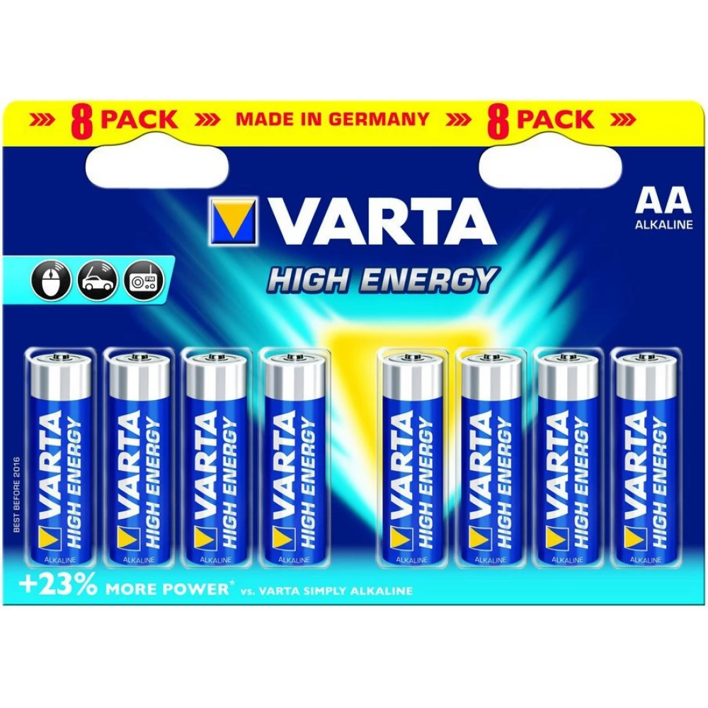 VARTA High Energy olovka element (AA) 8kom