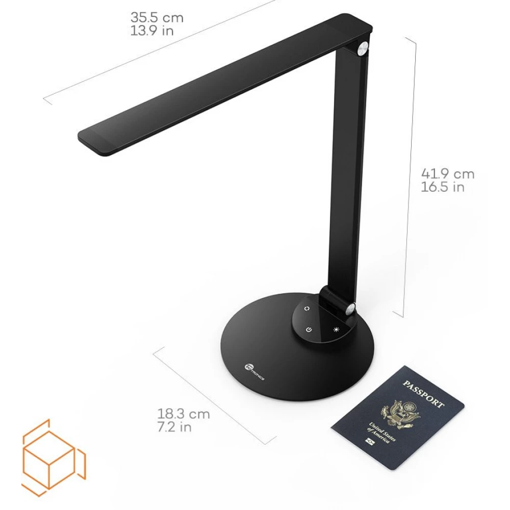 TAOTRONICS TT DL19 aluminum LED light black iPon hardware and
