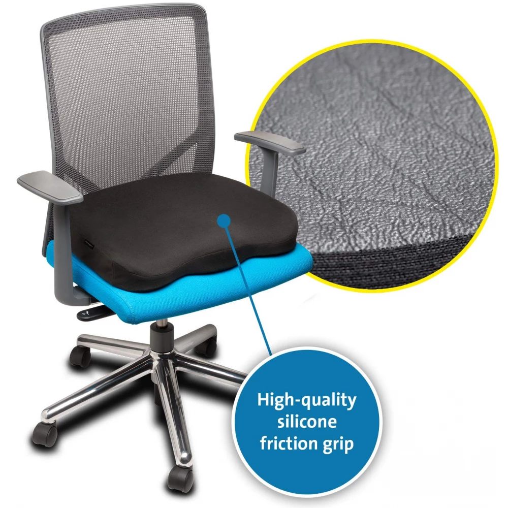 KENSINGTON Ergonomic Memory Foam Seat Cushion iPoncomp