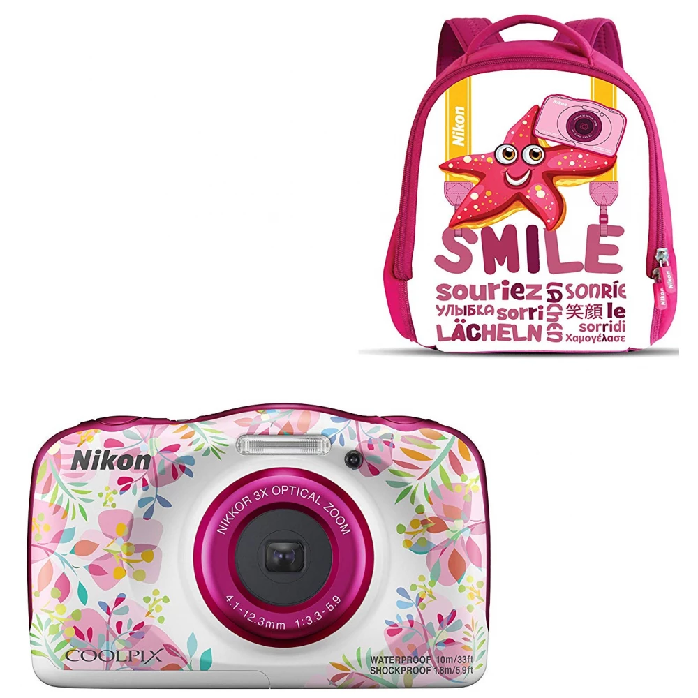 NIKON COOLPIX W150 Floral + backpack Kit - iPon - hardware and