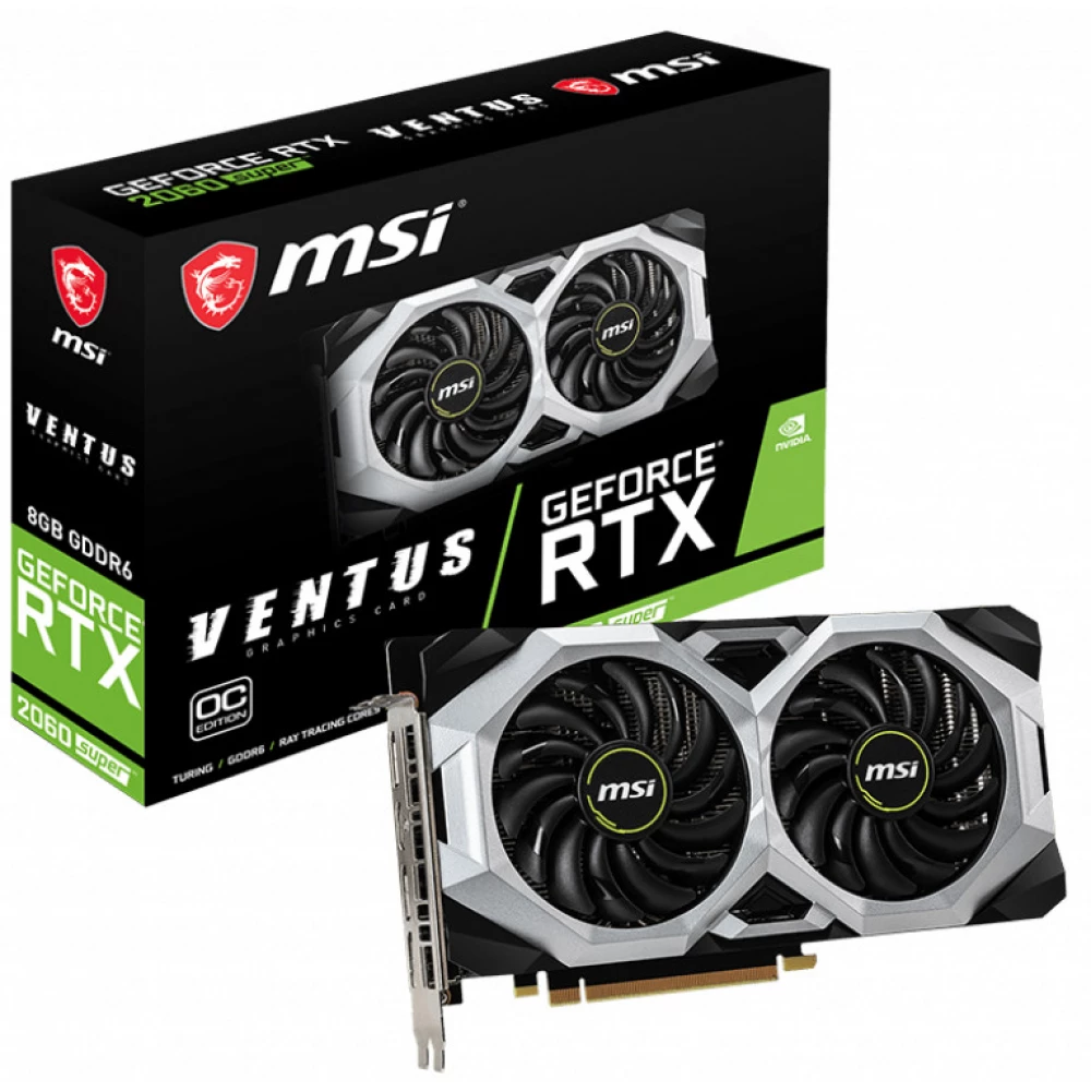 MSI GeForce RTX 2060 8GB GDDR6 Super Ventus OC PCIE MSI GeForce RTX 2060 8GB GDDR6 Super Ventus OC PCIE