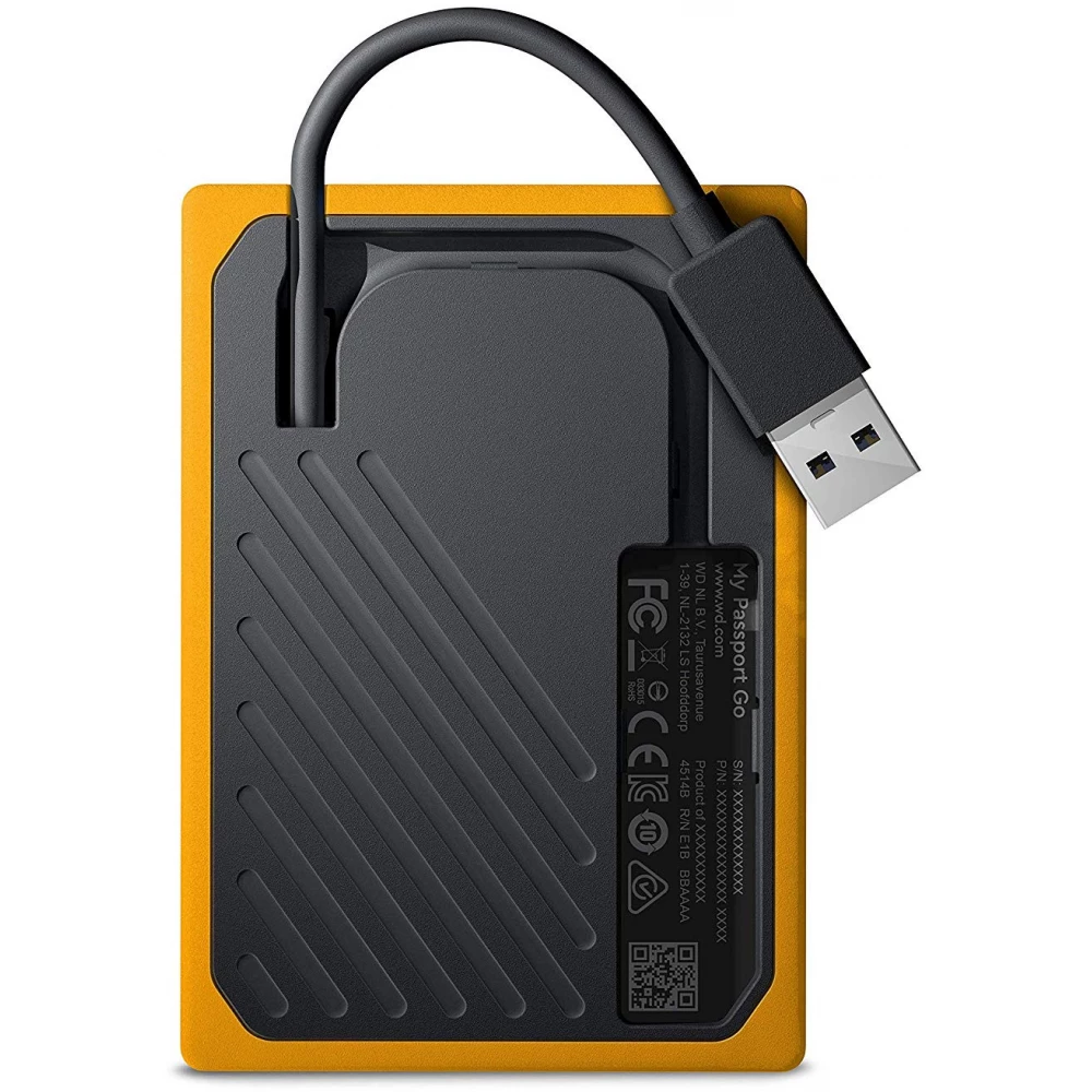 WD 500GB My Passport Go USB 3.0 Fekete S rga WDBMCG5000AYT WESN