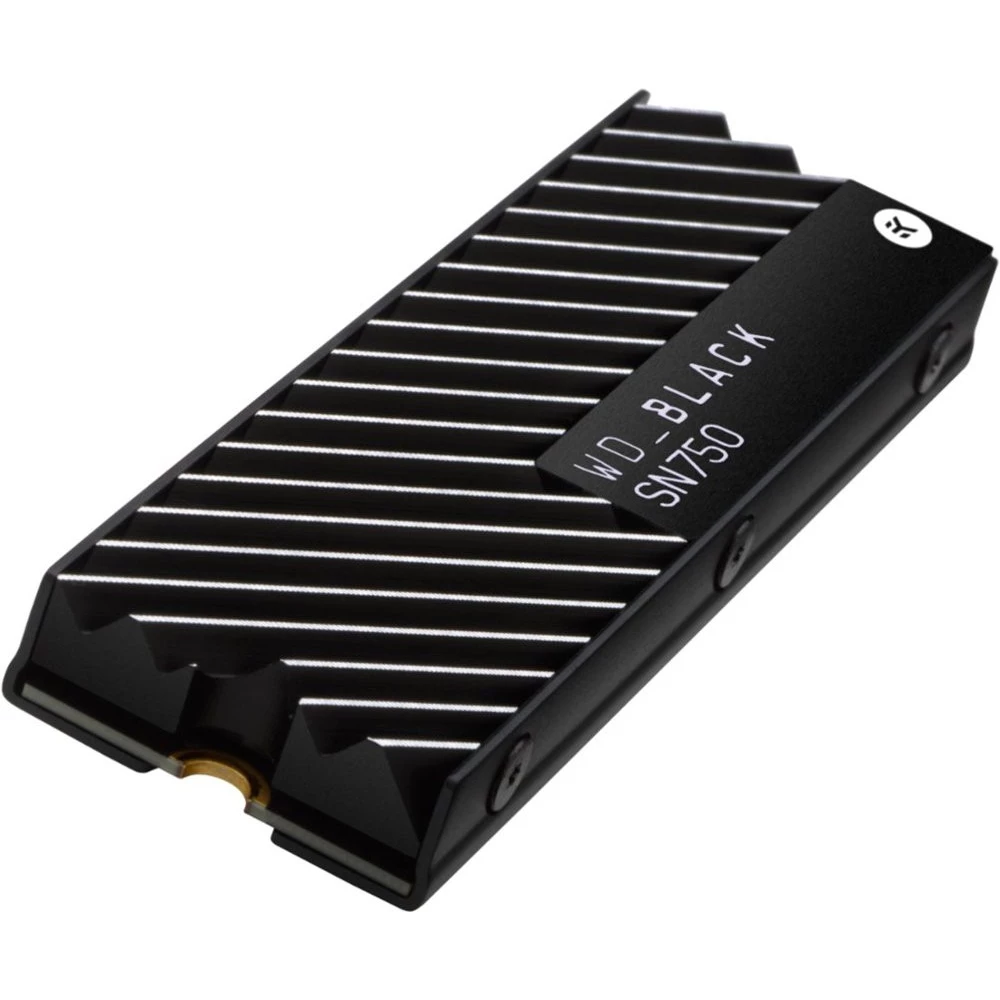 WD 2TB Black SN750 With Heatsink M.2 PCIe M.2 2280 WDS200T3XHC