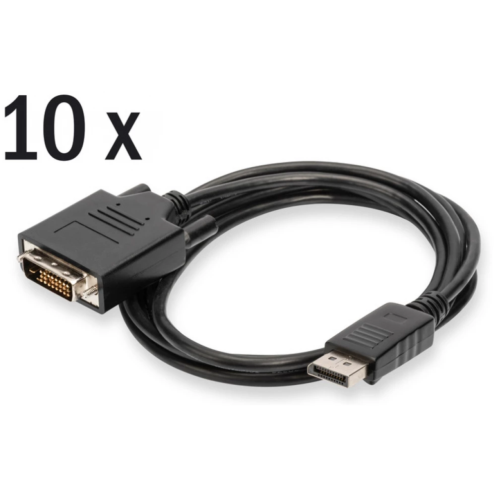 DIGITUS DisplayPort DVI-D Convertor Negru 2m AK-990900-020-S DIGITUS DisplayPort DVI-D Convertor Negru 2m AK-990900-020-S