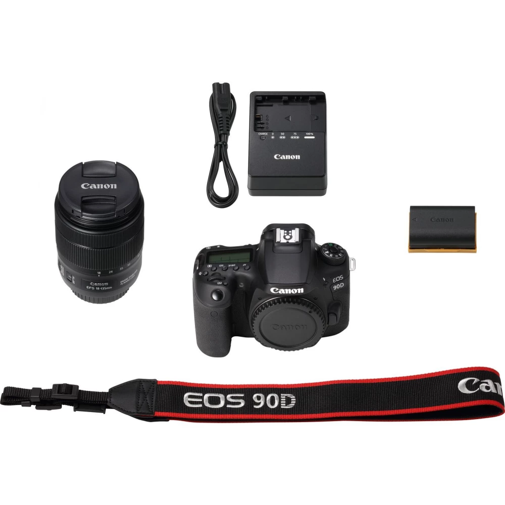 CANON EOS 90D + 18-135 IS USM (Basic Garantie)