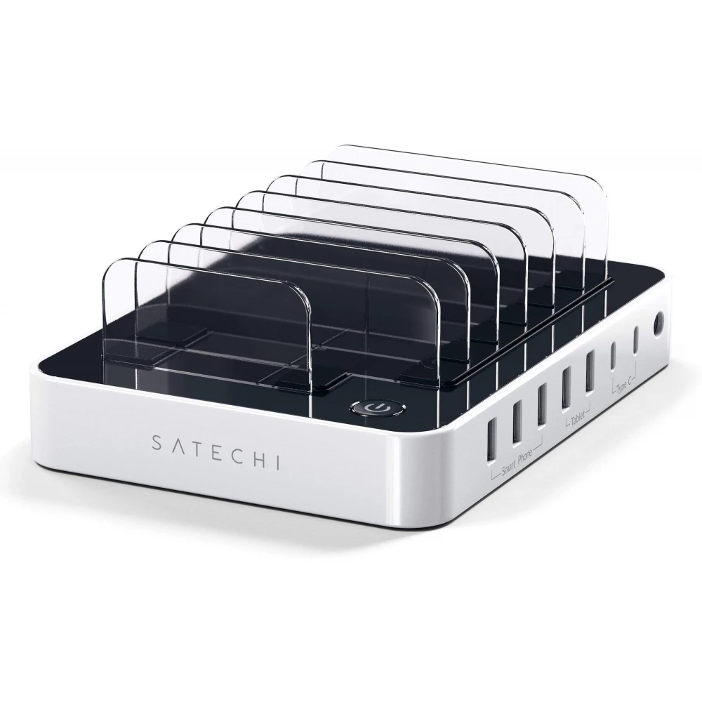 SATECHI USB Charging Dock with Type-C Ports white iPon - hardware and software news, reviews, webshop, forum