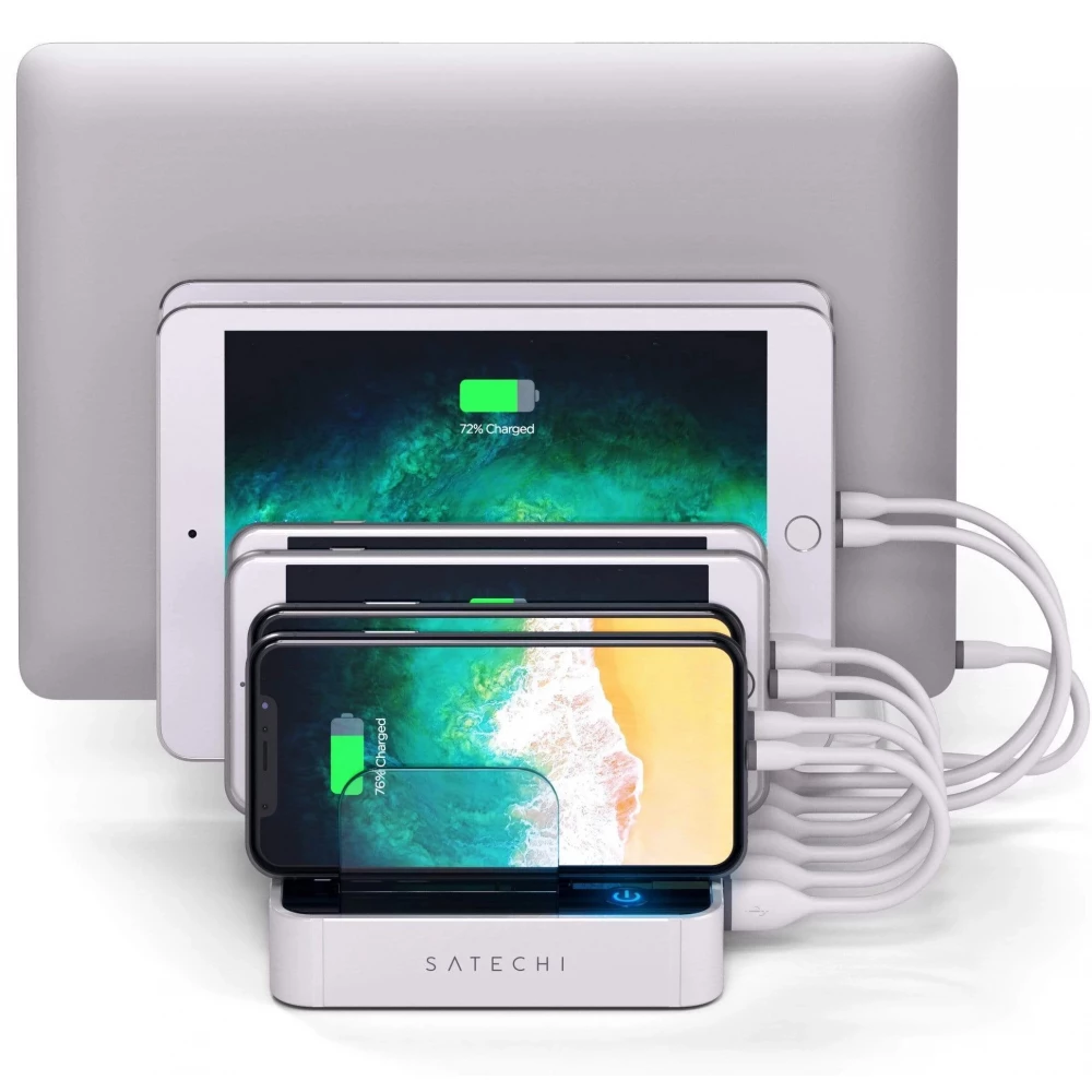 SATECHI 7-Port USB Station Dock white - iPon hardware and software news, reviews, webshop, forum