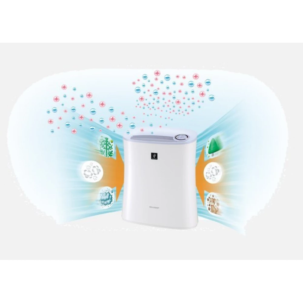 SHARP FP F30EUH Plasmacluster HEPA bags air purifier 21 m2 white