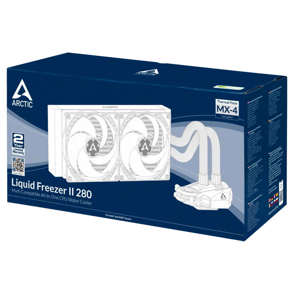 Arctic ACFRE00046B Liquid Freezer II 240 Multi Compatible All-in-One CPU  Water Cooler (with AMD