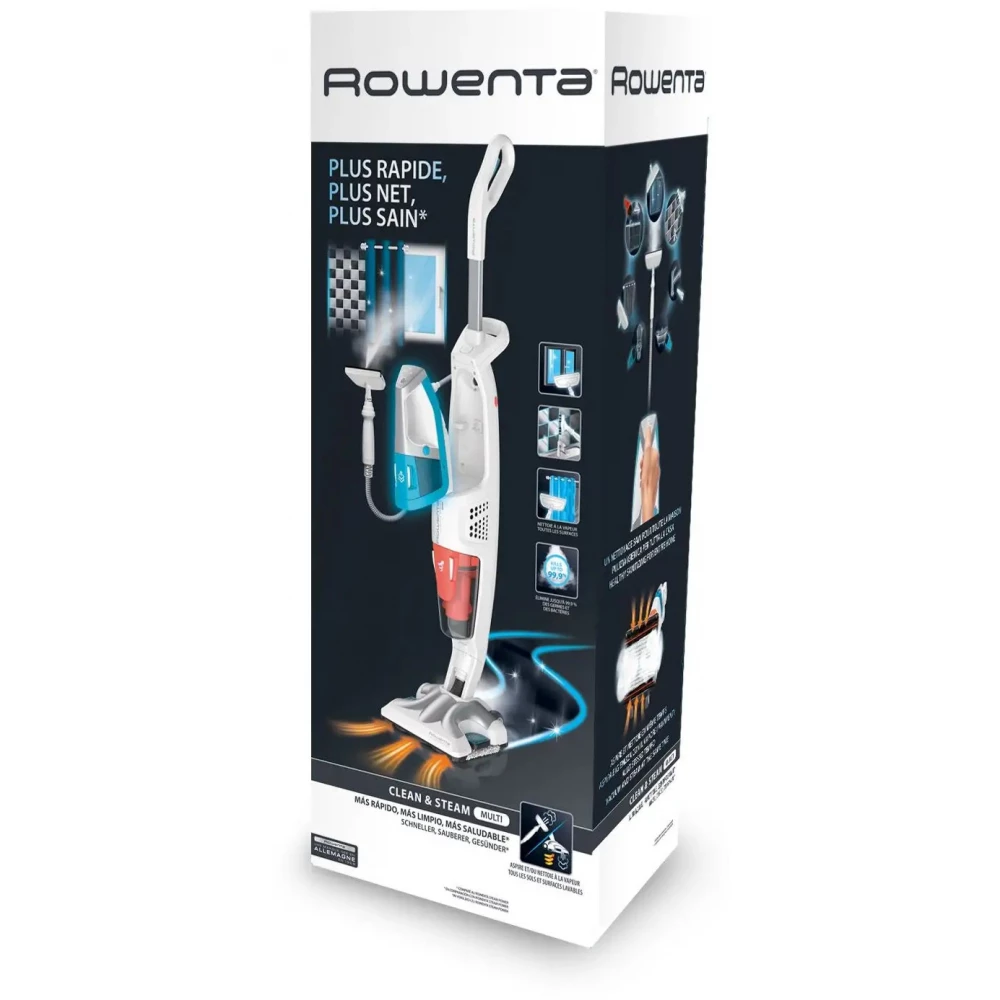 ROWENTA RY8544WH Clean & Steam Multi Steam Cleaner red and blue - iPon -  hardware and software news, reviews, webshop, forum