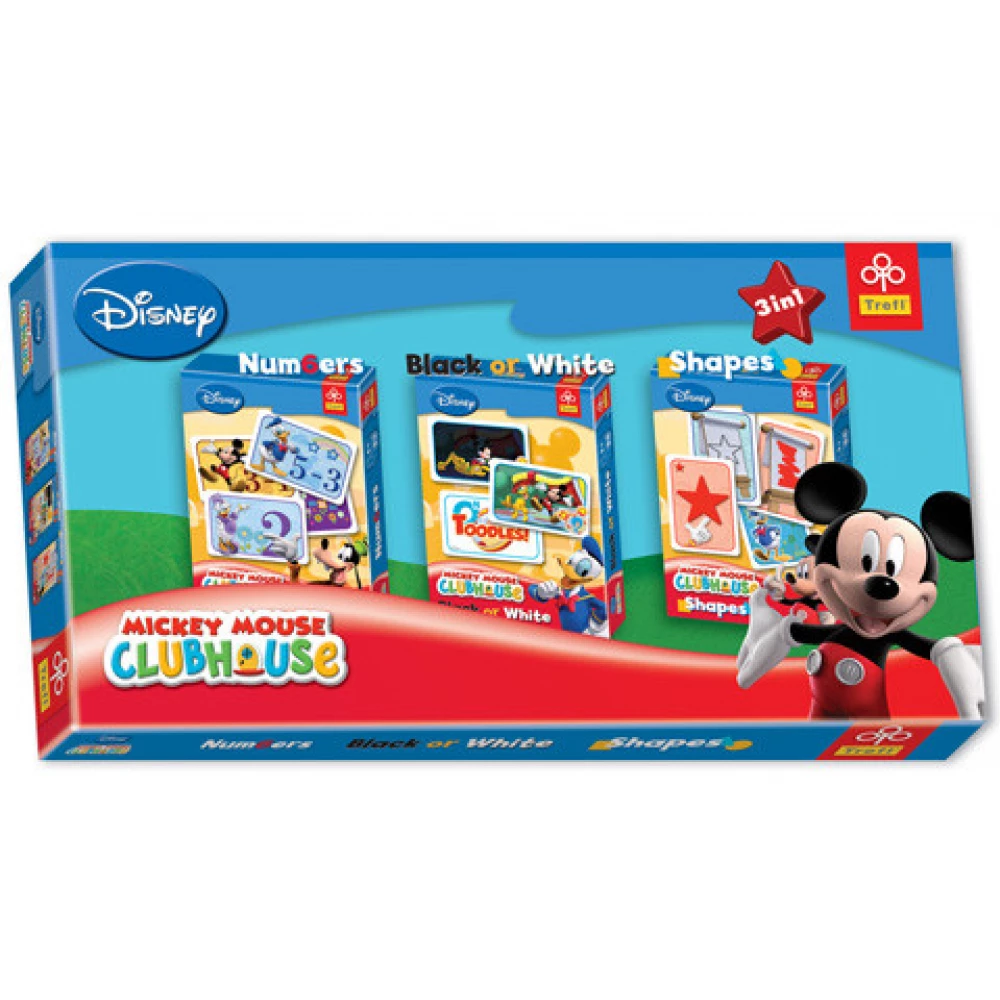 TREFL Mickey Miš kartaška igra set (3in1) TREFL Mickey Miš kartaška igra set (3in1)