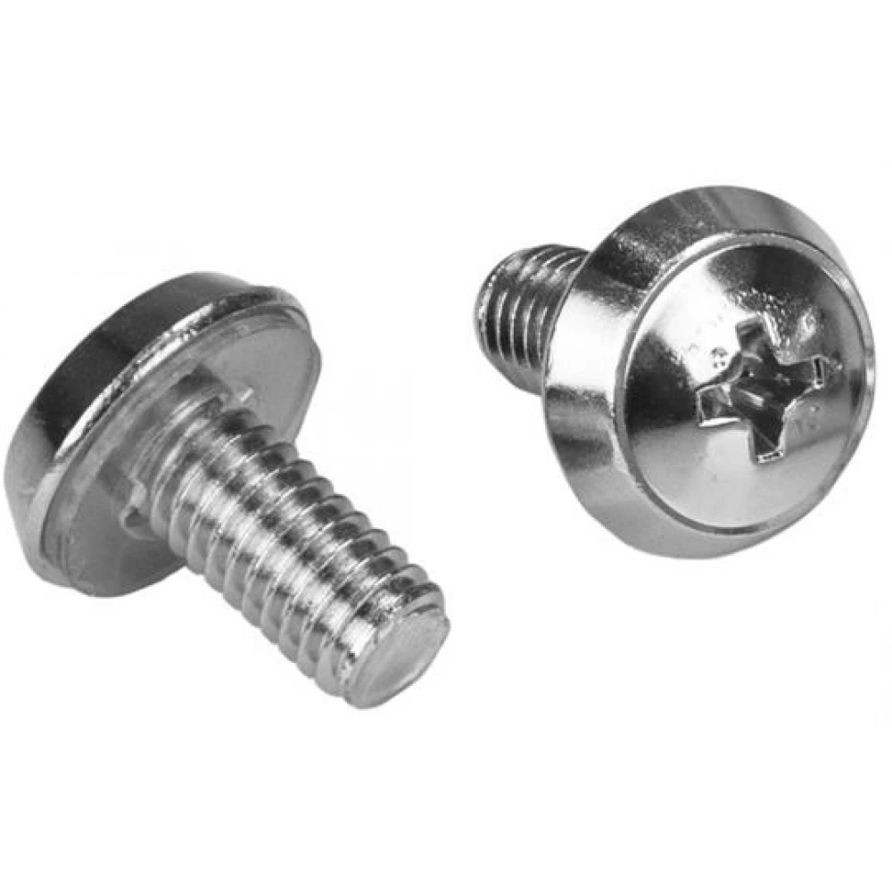 STARTECH M6 Rack Screws and M6 Cage Nuts - 20 Pack
