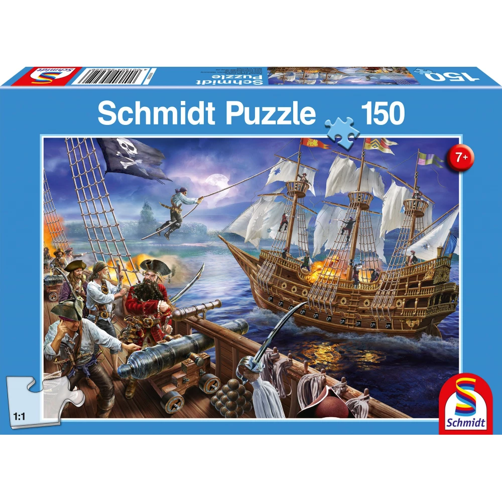 SCHMIDTSPIELE 56252 Avantura a kalózokkal 150db-os puzzle SCHMIDTSPIELE 56252 Avantura a kalózokkal 150db-os puzzle