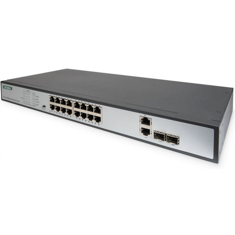 DIGITUS DN-95342 16-port Fast Ethernet PoE Switch