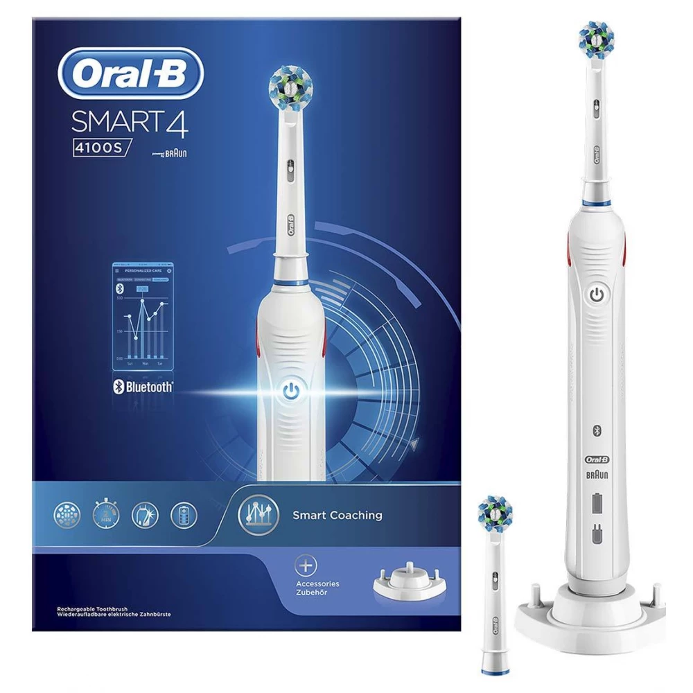 Tablet schedel theorie ORAL-B Smart 4 4100S Electronic toothbrush white - iPon - hardware and  software news, reviews, webshop, forum