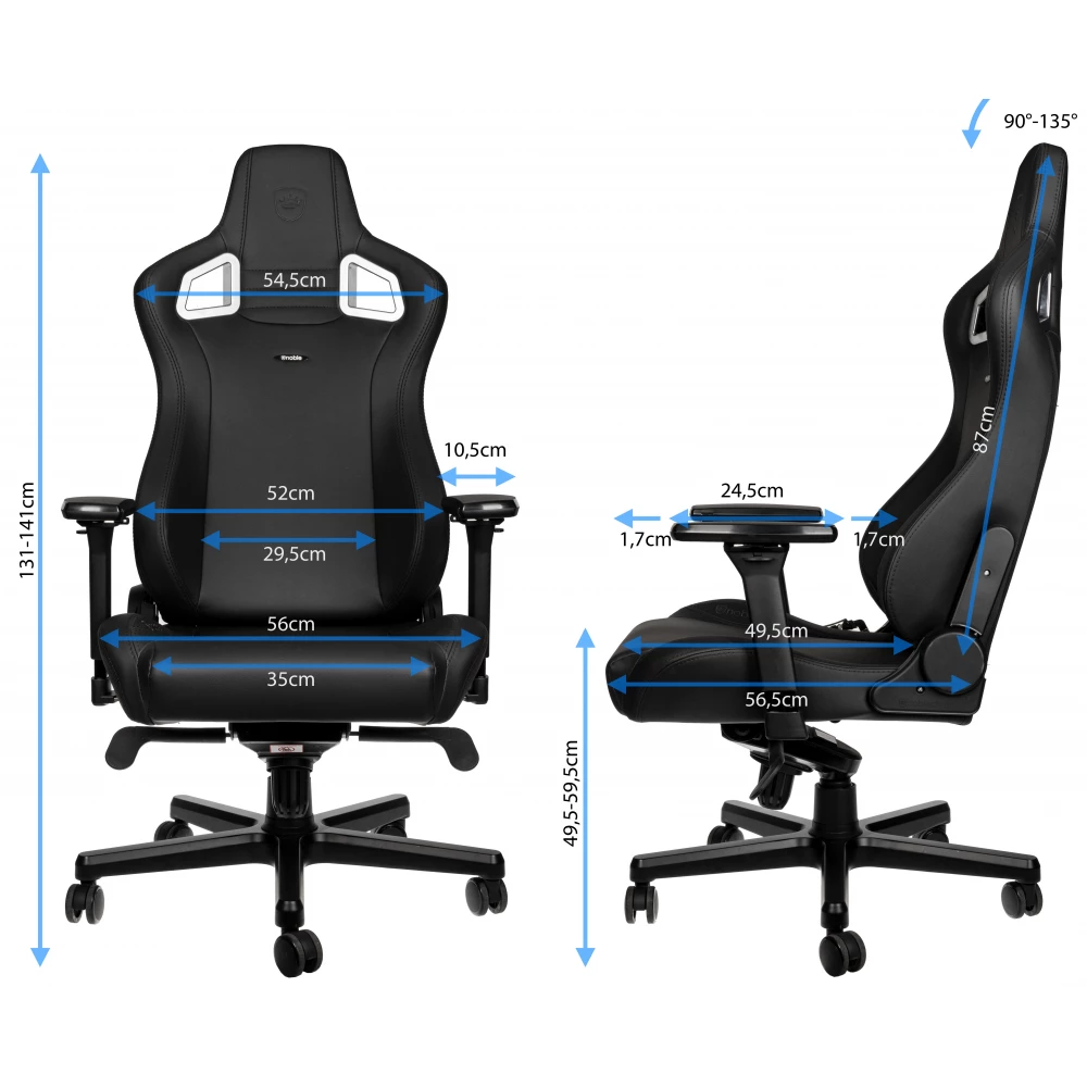 NOBLECHAIRS EPIC Black Edition Fekete iPon.hu