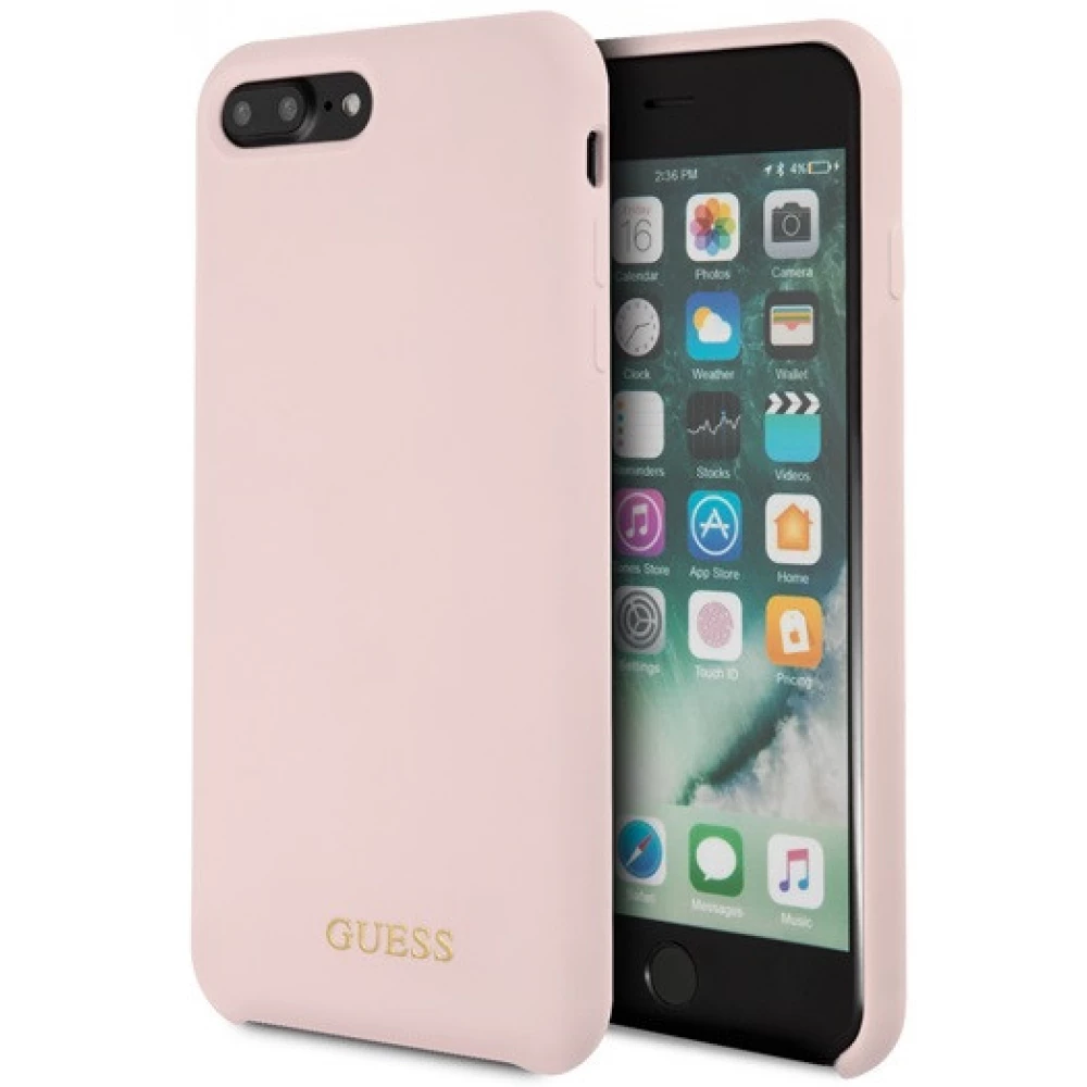 ongerustheid Gelukkig is dat onderzeeër GUESS Silicon case iPhone 8 Plus bright pink - iPon - hardware and software  news, reviews, webshop, forum