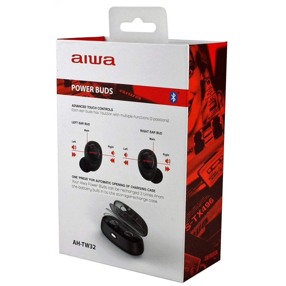 AIWA Power Buds crno