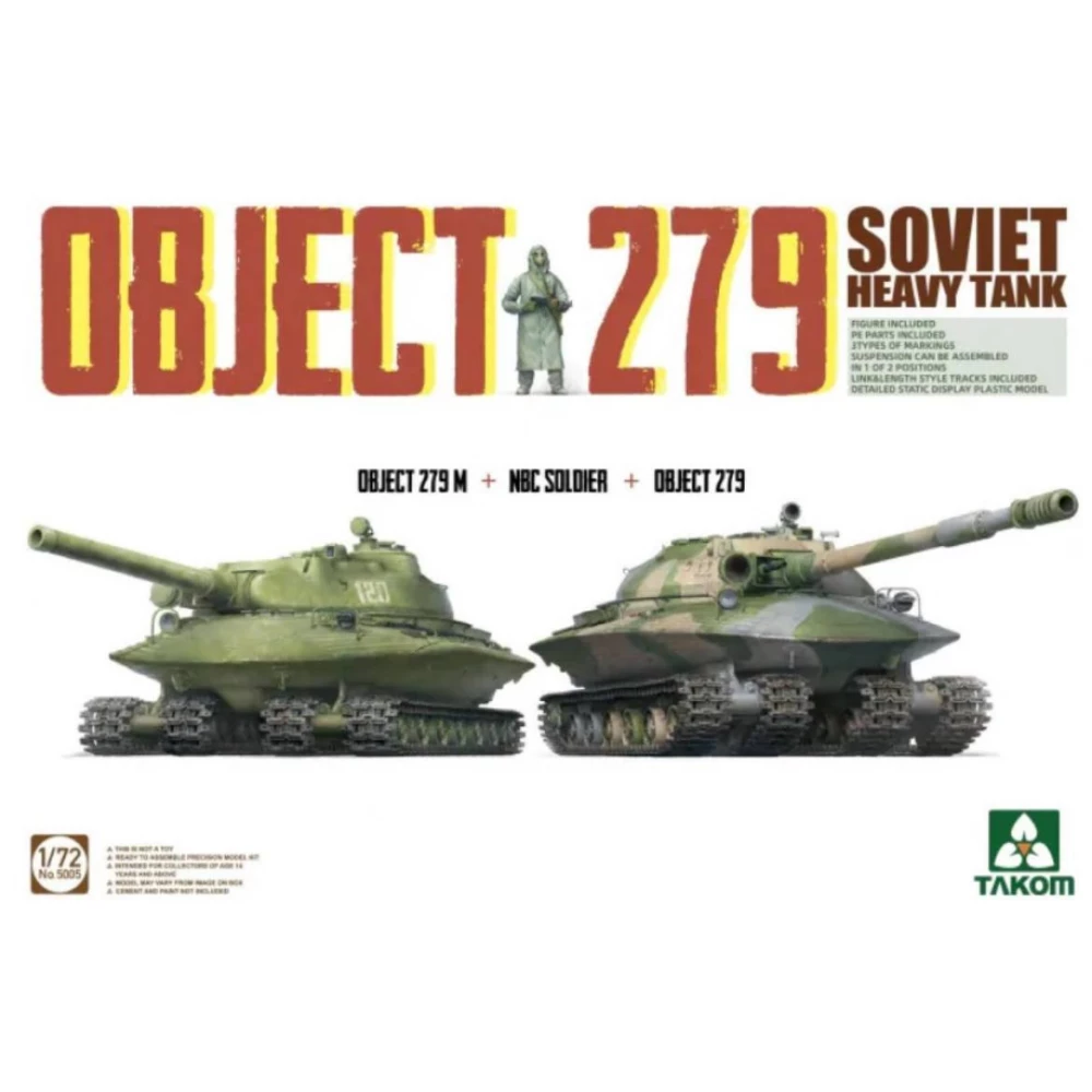 Gewond raken Brochure Aanbeveling TAKOM 1/35 Object 279/279M+figurine Soviet hard tank military vehicle model  - iPon - hardware and software news, reviews, webshop, forum