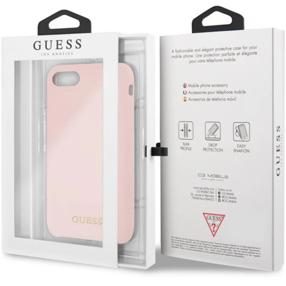 Appartement hop Ik wil niet GUESS Silicon case iPhone 8 bright pink - iPon - hardware and software  news, reviews, webshop, forum